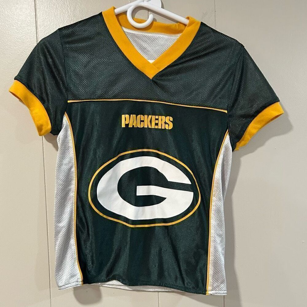 Green Bay Packers NFL Reversible Flag Football Jerseys  youth small